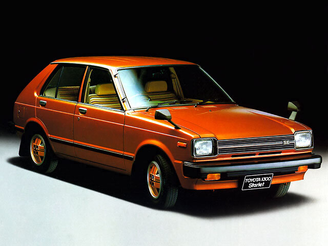Toyota Starlet (KP61) 2 поколение, рестайлинг, хэтчбек 5 дв. (05.1980 - 07.1982)